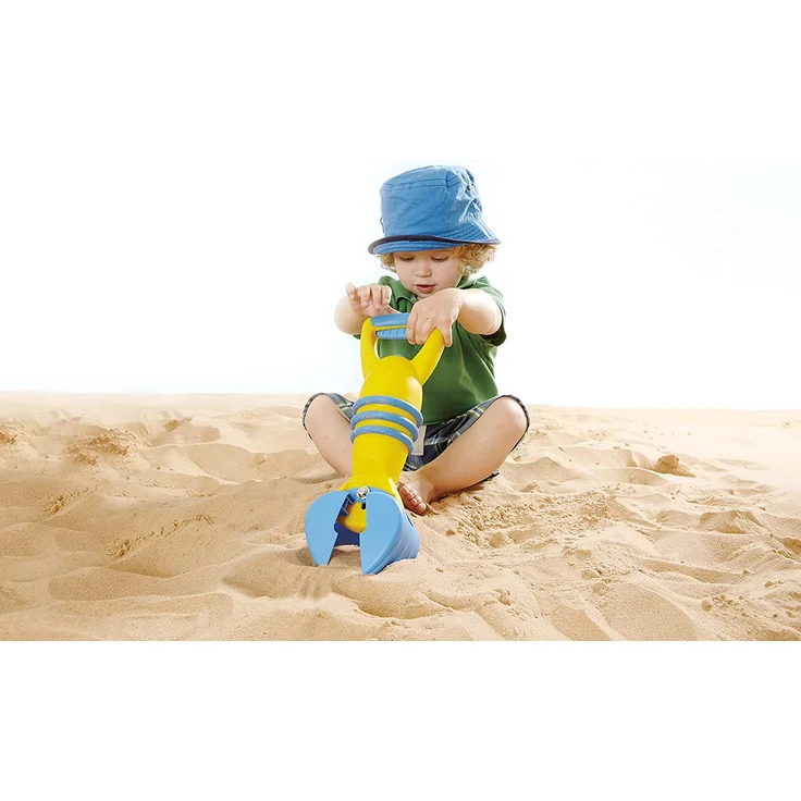 Hape E4007 Greifer Sandspielzeug Strandspielzeug, gelb sortiert – Bild 2
