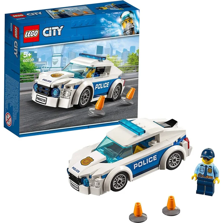 LEGO City 60239 Streifenwagen mit Polizist-Minifigur – Bild 1