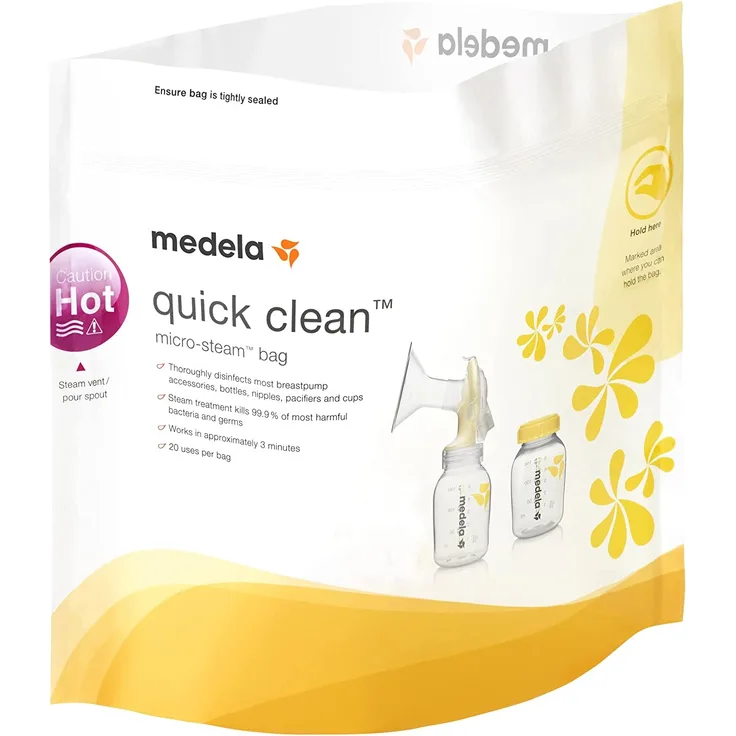 Medela Quick Clean Mikrowellenbeutel, 5 Stück