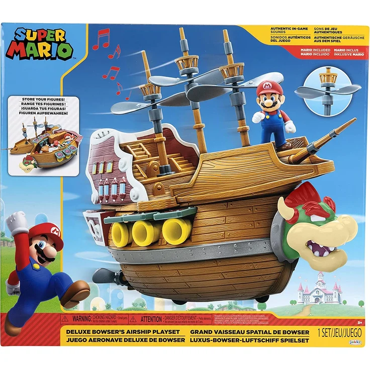 Nintendo Super Mario - Deluxe Bowser´s Luftschiff - Preisvergleich – Bild 6