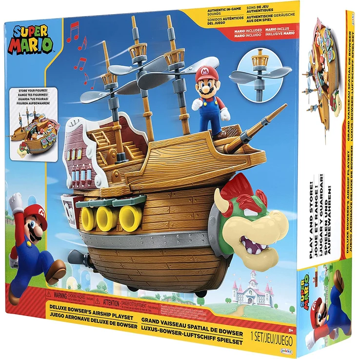 Nintendo Super Mario - Deluxe Bowser´s Luftschiff - Preisvergleich – Bild 9