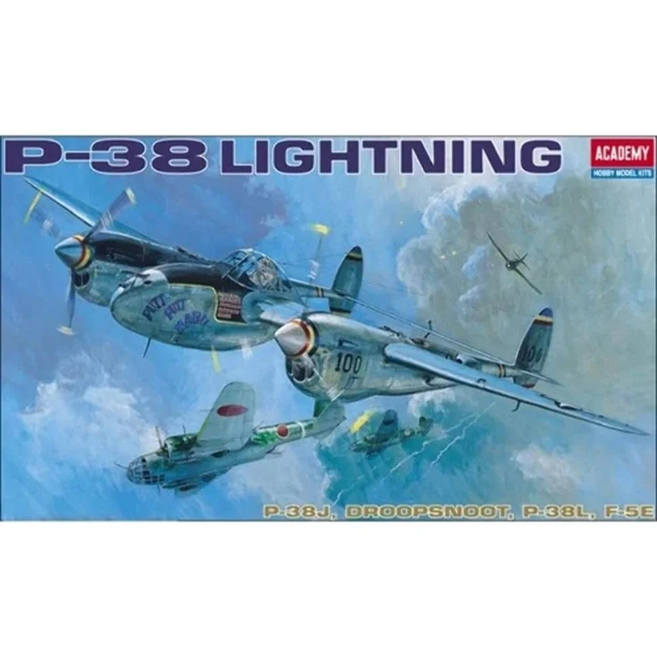 Academy Plastic model ACADEMY P-38 E/J/L Lighting 1:48 – Bild 1