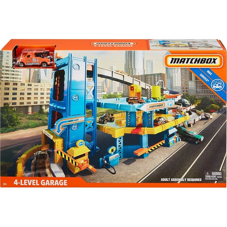 Matchbox CJM67 - Matchbox Garage mit 4 Etagen – Bild 8
