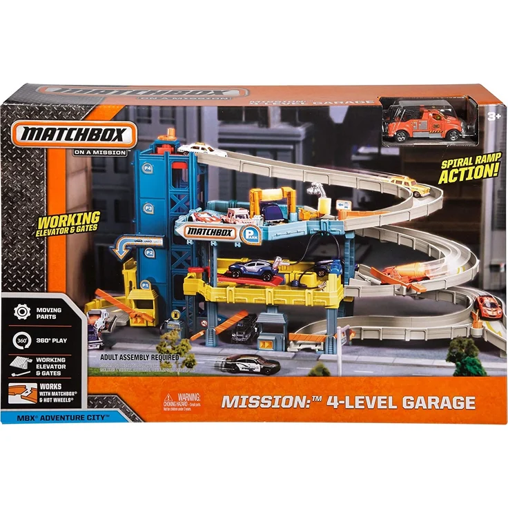 Matchbox CJM67 - Matchbox Garage mit 4 Etagen – Bild 12
