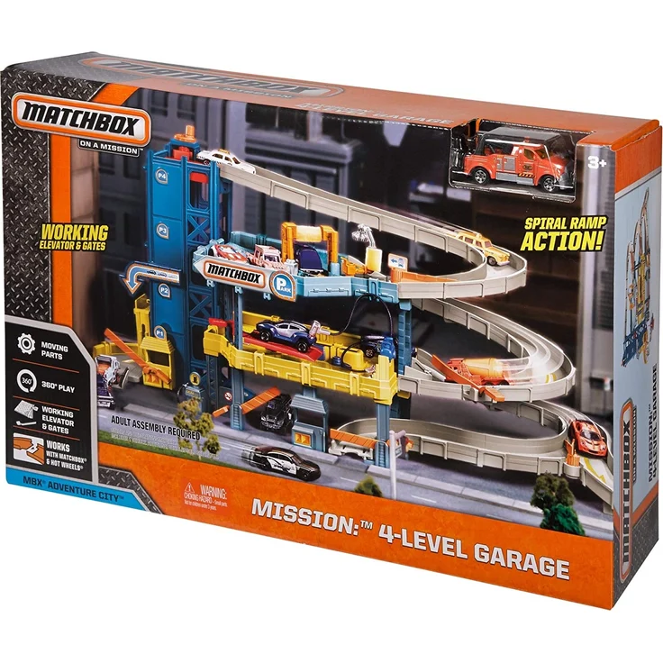 Matchbox CJM67 - Matchbox Garage mit 4 Etagen – Bild 6