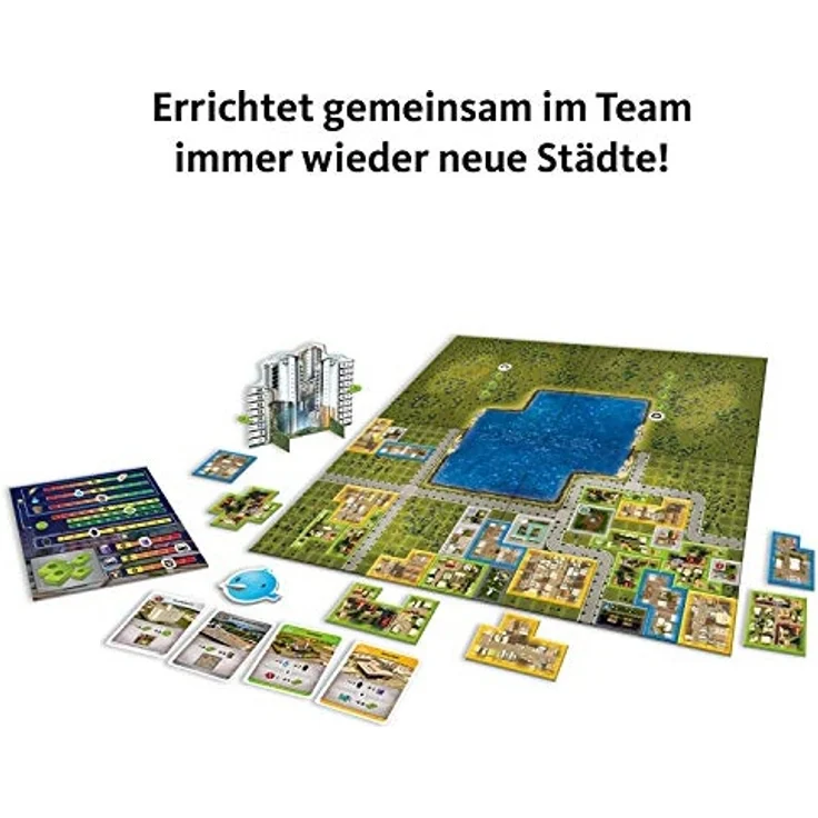 KOSMOS 691462 - Cities: Skylines, Das Brettspiel zum PC-Spiel, Für 1 bis 4 Spieler ab 10 Jahren – Bild 3