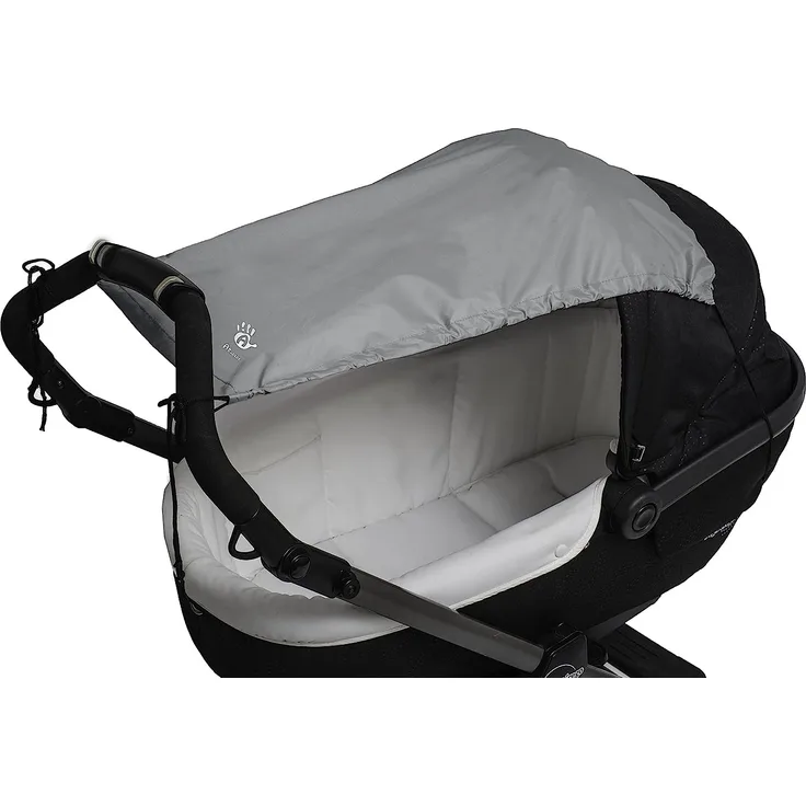 Altabebe AL7010-10 Sonnensegel mit UV Schutz für Kinderwagen/Buggys, Ultimate Grey