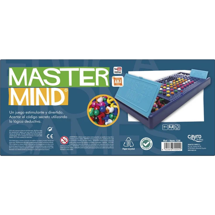 Cayro 946180 - Master Mind Spiel mit Farben – Bild 2