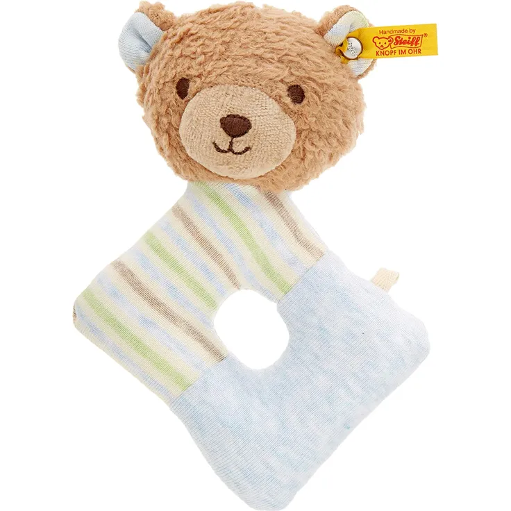 Steiff Teddybär. Rudy 15 hellbr. /blau R