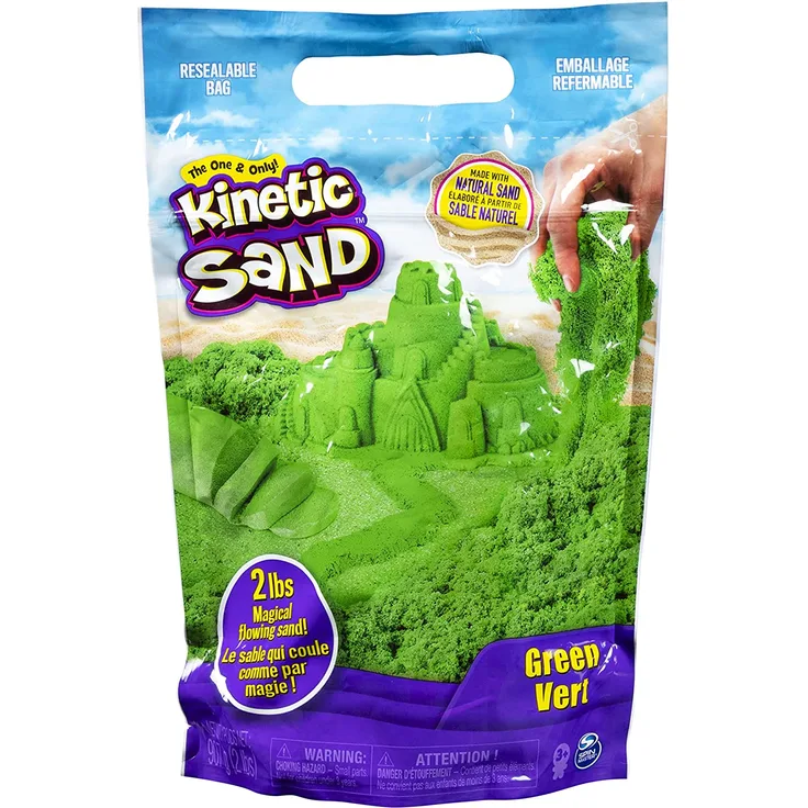 Kinetic Sand 6047182 - grün, 907 g