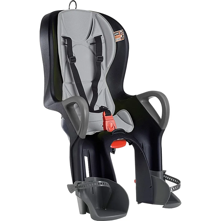 OK Baby Kinder 10+ Hinterrad-fahrradsitz, schwarz-Silber, 22kg – Bild 6