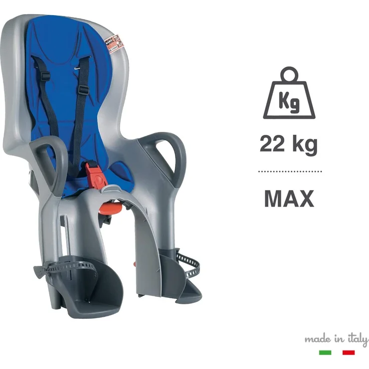 OK Baby Kinder 10+ Hinterrad-fahrradsitz, schwarz-Silber, 22kg – Bild 7