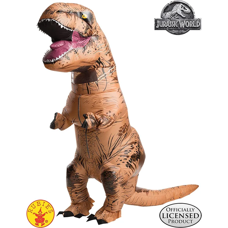 Rubie's Aufblasbares T-Rex-Dinosaurier-Kostüm, Jurassic World, für Erwachsene – Bild 4