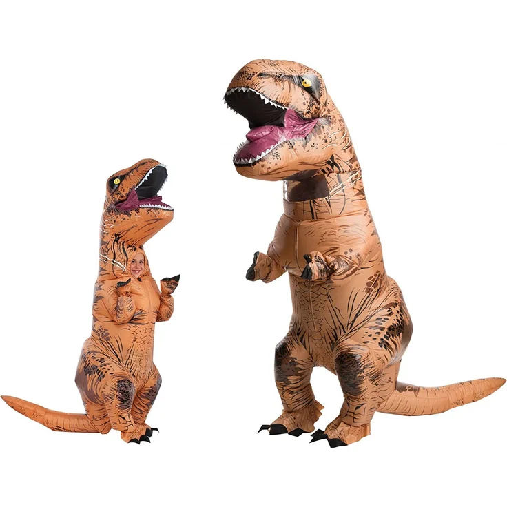 Rubie's Aufblasbares T-Rex-Dinosaurier-Kostüm, Jurassic World, für Erwachsene – Bild 12