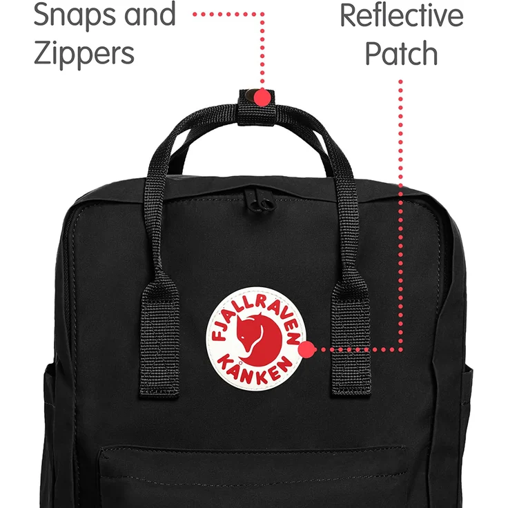 Fjällräven Kanken Laptop Classic Colors black - Größe 18 Liter (15 Zoll) – Bild 6