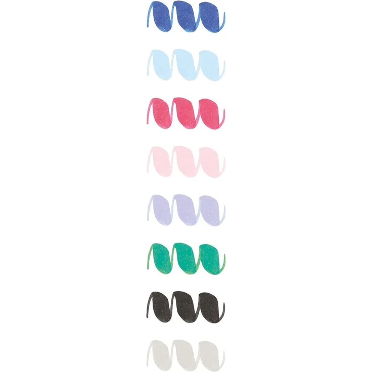 folia - Brushpens Basic und Pastell 8 Stück sortiert – Bild 4