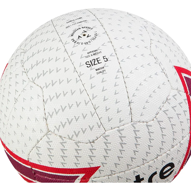 Netzball Ultragrip-Belag weiß/violett/rot Größe 5 – Bild 5