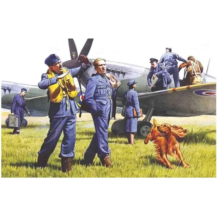 ICM 48081 RAF Plioten und Bodenpersonal