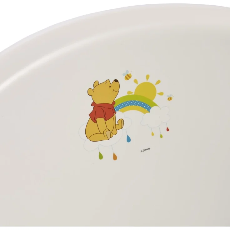 keeeper Babybadewanne mit Stöpsel, Winnie Pooh Weiß, Ab 0 bis ca. 12 Monate, 84 cm lang, ergonomisch – Bild 5