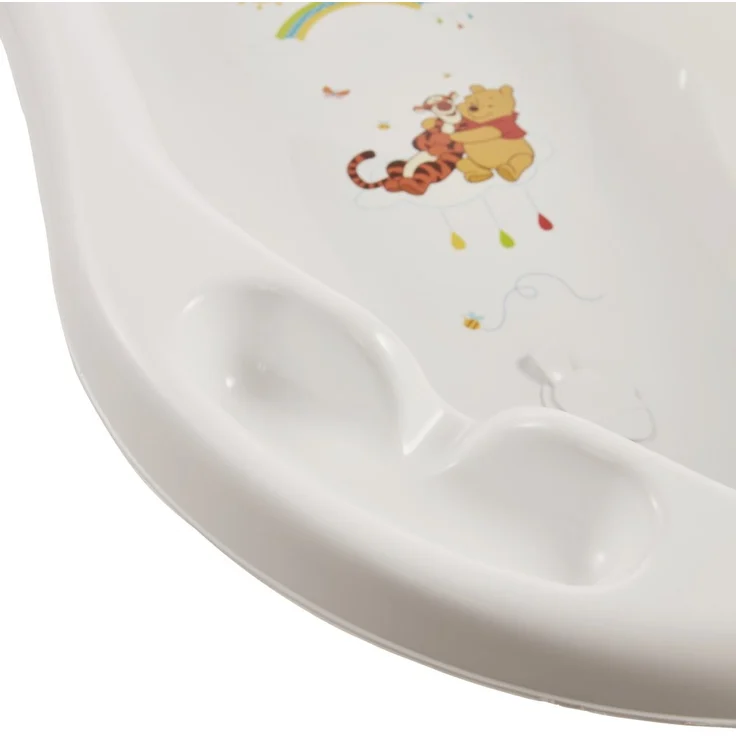 keeeper Babybadewanne mit Stöpsel, Winnie Pooh Weiß, Ab 0 bis ca. 12 Monate, 84 cm lang, ergonomisch – Bild 6