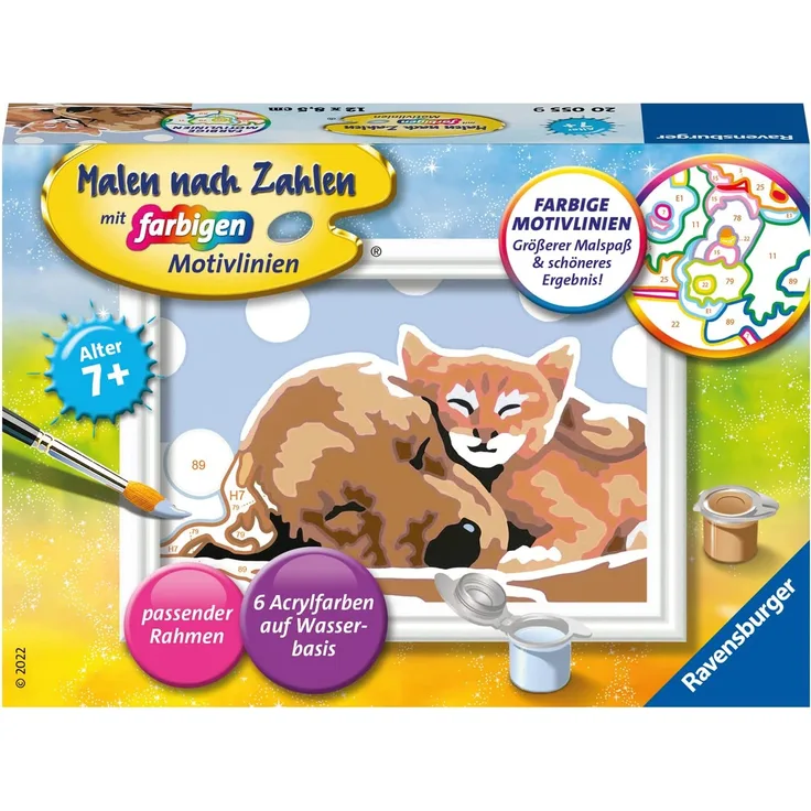 Ravensburger Malen nach Zahlen Malset Tierliebe