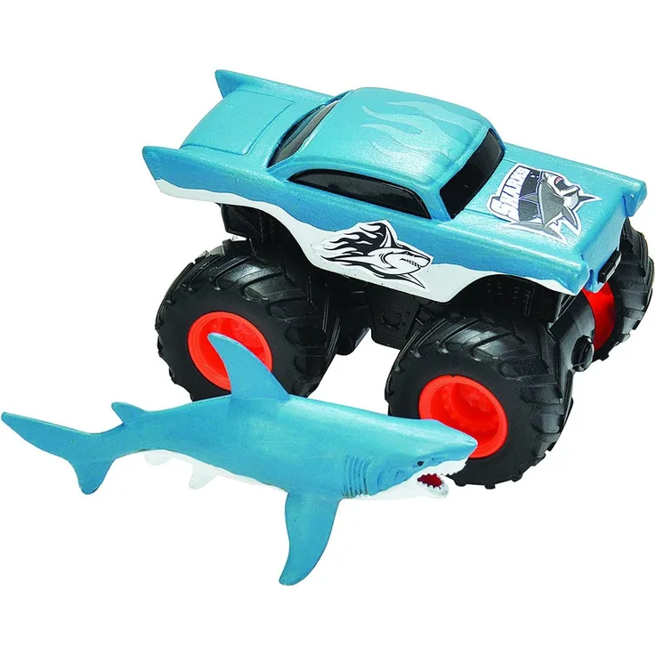 Spielset Truck und Hai Junior schwarz/blau 2-teilig