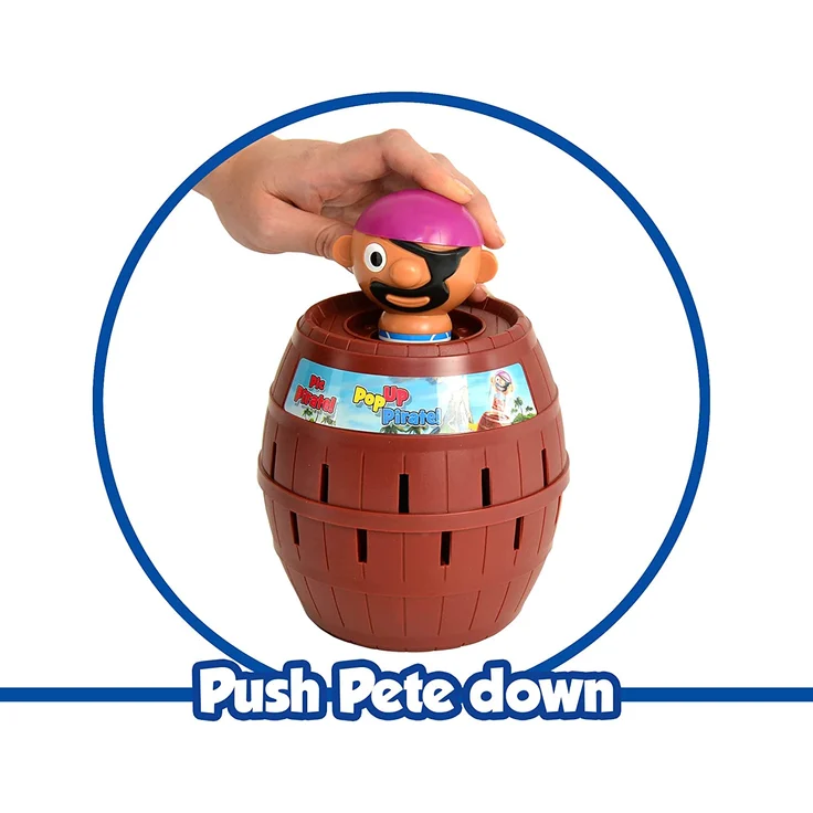 TOMY Kinderspiel "Pop Up Pirate", Hochwertiges Aktionsspiel für die Familie, Piratenspiel zur Verfeinerung der Geschicklichkeit Ihres Kindes, Gesellschaftsspiel ab 4 Jahren, Pop up Spiel – Bild 5