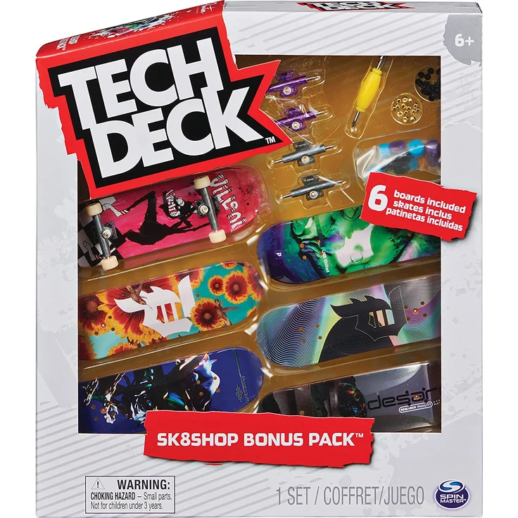 Spin Master Tech Deck 'Sk8Shop Bonus Pack', ab 6 Jahren, 1x Set, zufällige Auswahl – Bild 5