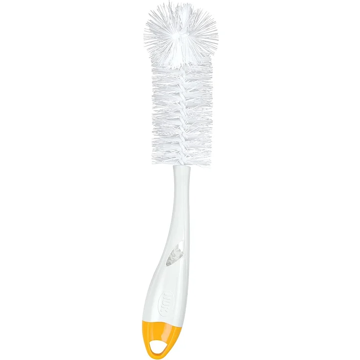 NUK Flaschenbürste mit integrierter Saugerbürste im ergonomischen Griff, für Flaschen und Sauger, 1 Stück, Farbe nicht frei wählbar – Bild 2