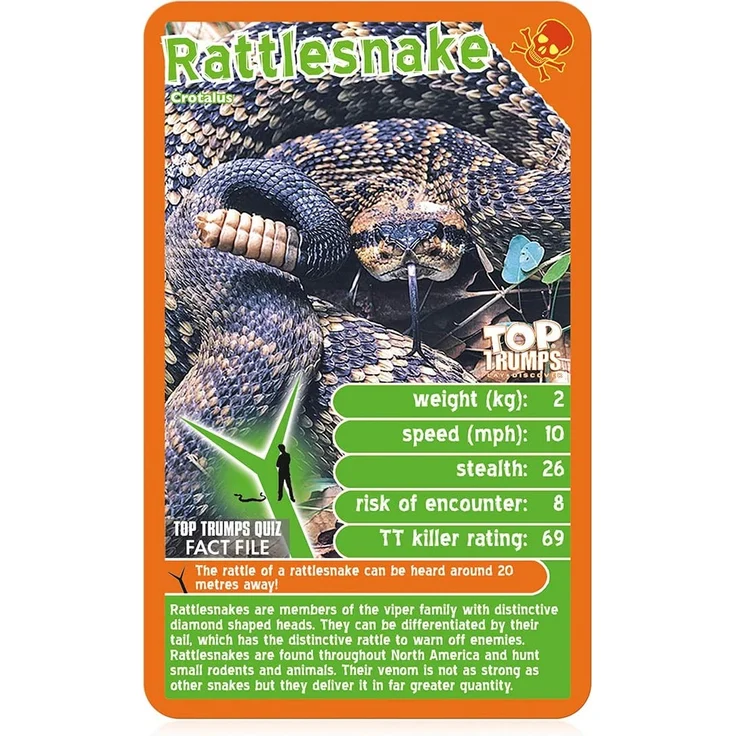 Deadliest Predators Top Trumps Kartenspiel – Bild 3