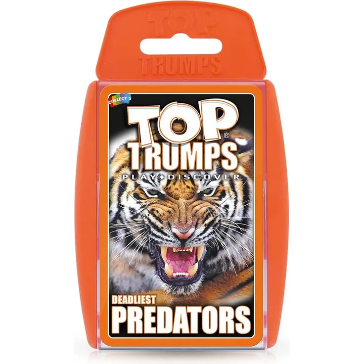 Deadliest Predators Top Trumps Kartenspiel