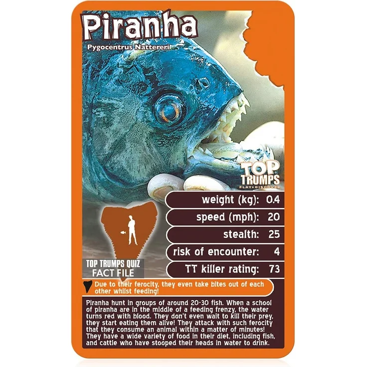 Deadliest Predators Top Trumps Kartenspiel – Bild 2