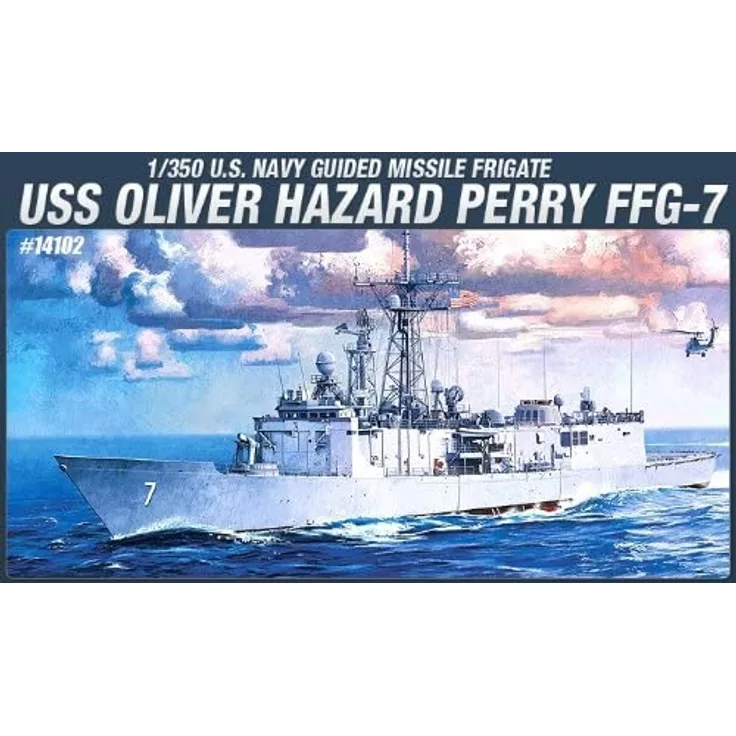 Academy USS Oliver Hazard Perry FFG7 (14102)