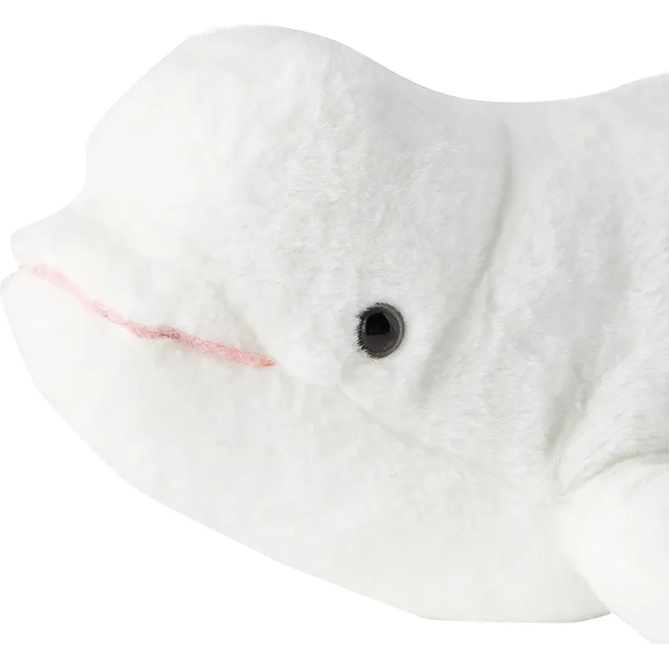 Wild Republic 22447 Plüsch Beluga Weißwal, Cuddlekins Kuscheltier, Plüschtier 20 cm, weiß – Bild 4