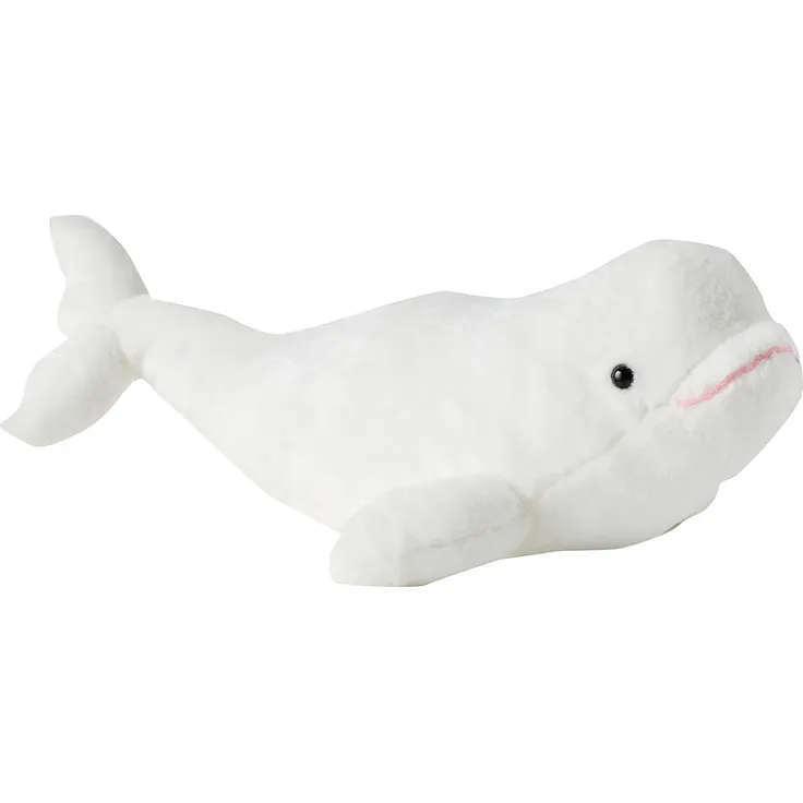 Wild Republic 22447 Plüsch Beluga Weißwal, Cuddlekins Kuscheltier, Plüschtier 20 cm, weiß – Bild 2