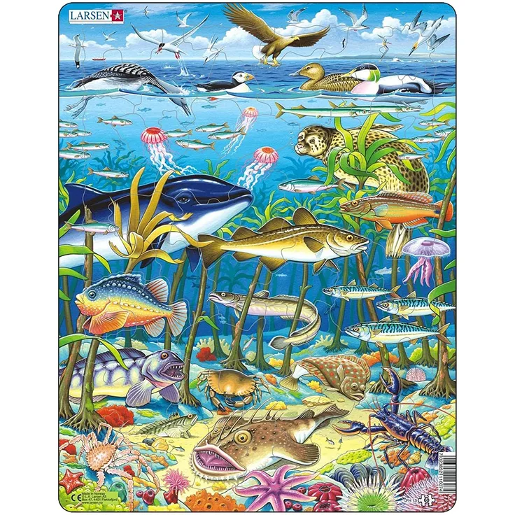 puzzle Maxi Nordatlantik Gyre 60 Teile