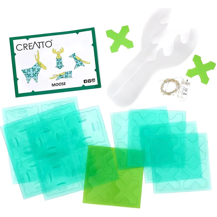 Creatto Bastelset LED-Lampe Elch – Bild 6