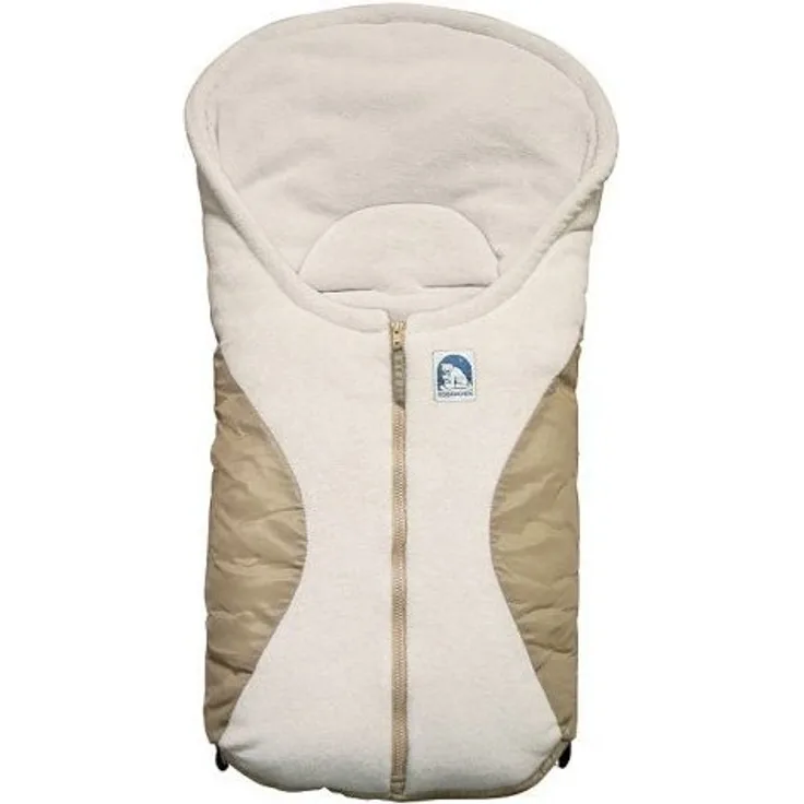 Heitmann Eisbärchen Fußsack Babyschale, Design:beige/sand SB