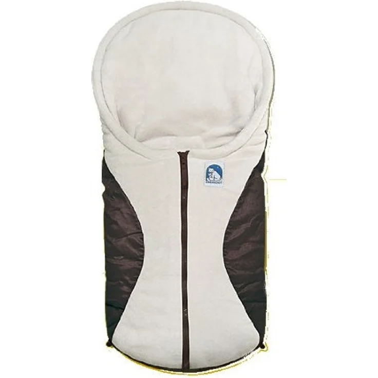 Heitmann Eisbärchen Fußsack Babyschale, Design:beige/sand SB – Bild 3