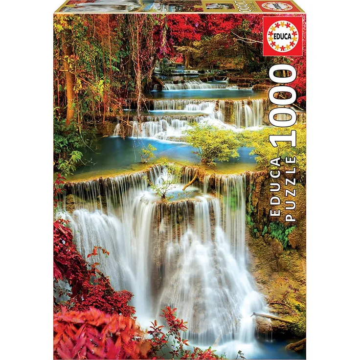 Educa 18461.9 - Waterfall IN DEEP Forest 1000 Teile