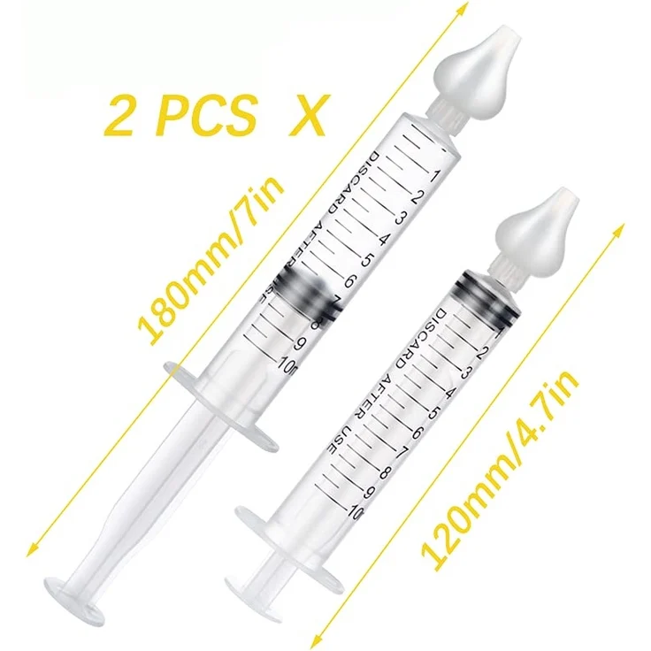 2 Stück Nasendusche, 10 ml Professionelle Nasenspülung, Nasenwaschreiniger, Wiederverwendbar Nasenspüler, Sicher und Komfortabel – Bild 2