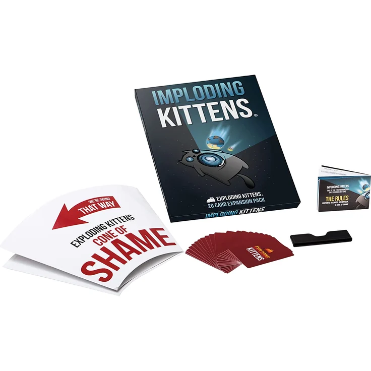 Asmodee EKG-1EXP Imploding Kittens: Die erste Spielerweiterung von Exploding Kittens, Englisch – Bild 7