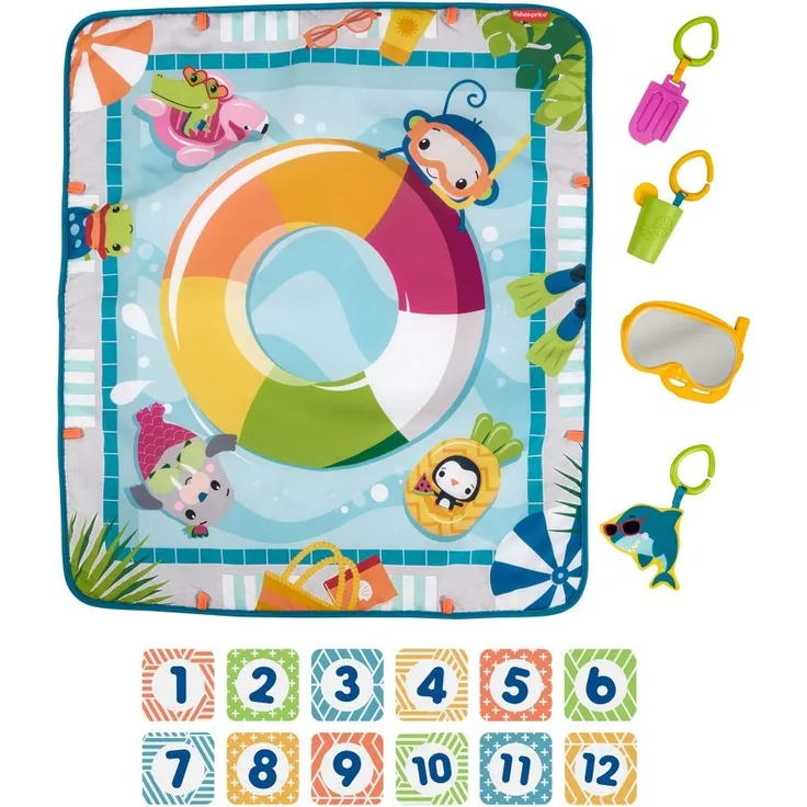 Mattel GRR44 Fisher-Price Plitsch-Platsch Entdecker Spieldecke