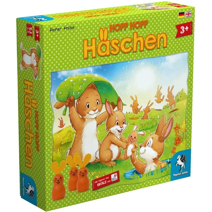 Pegasus Spiele 66005G - Hopp Hopp Häschen