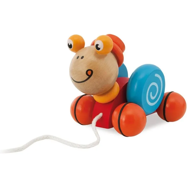 Eichhorn 100002414 - Nachziehtier, 2-fach sortiert - Schnecke / Schildkröte - 15cm - zum Nachziehen