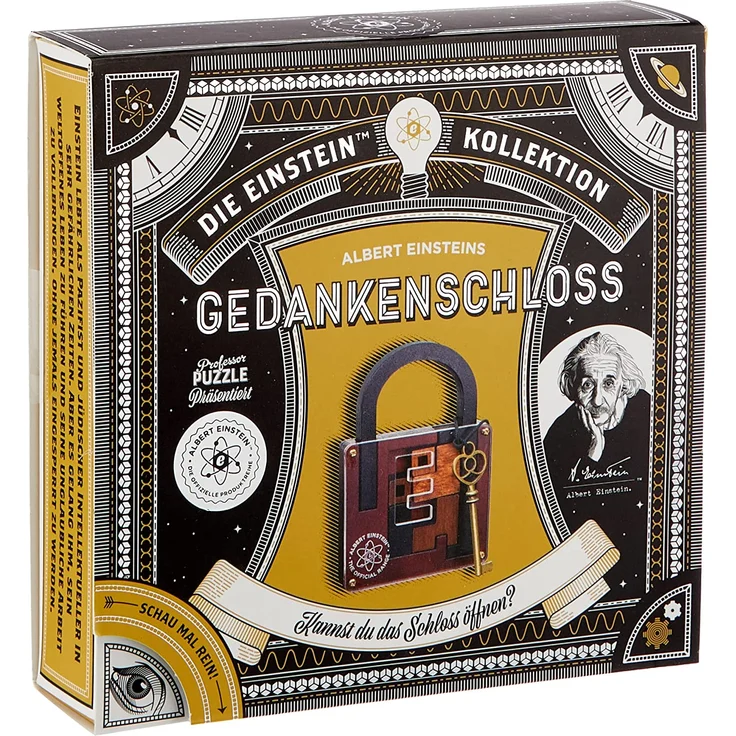 moses. 92105 Albert Einsteins Gedankenschloss | Professor Puzzle Geduldspiel aus Holz - Preisvergleich – Bild 2