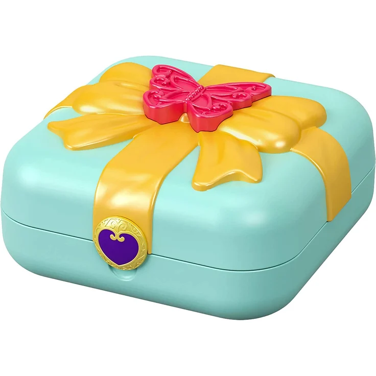 Polly Pocket GDK79- Verborgene Schätze Schmetterlingswald Schatulle, Puppen Spiezeug ab 4 Jahren – Bild 8