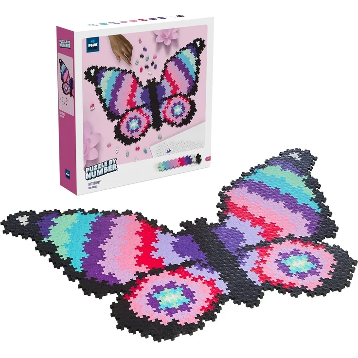Plus-Plus Puzzle by Number: Schmetterling - 800 Bausteine