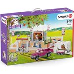 SCHLEICH Horse Club 72105 'Großes Reitturnier mit Pick-Up und Pferdeanhänger', ab 5 Jahren, 60 Teile - Preisvergleich