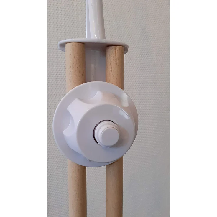 Niermann Standby 3491 Mobilehalter zum Schrauben, mit Spieluhr, weiß, 200 g – Bild 10